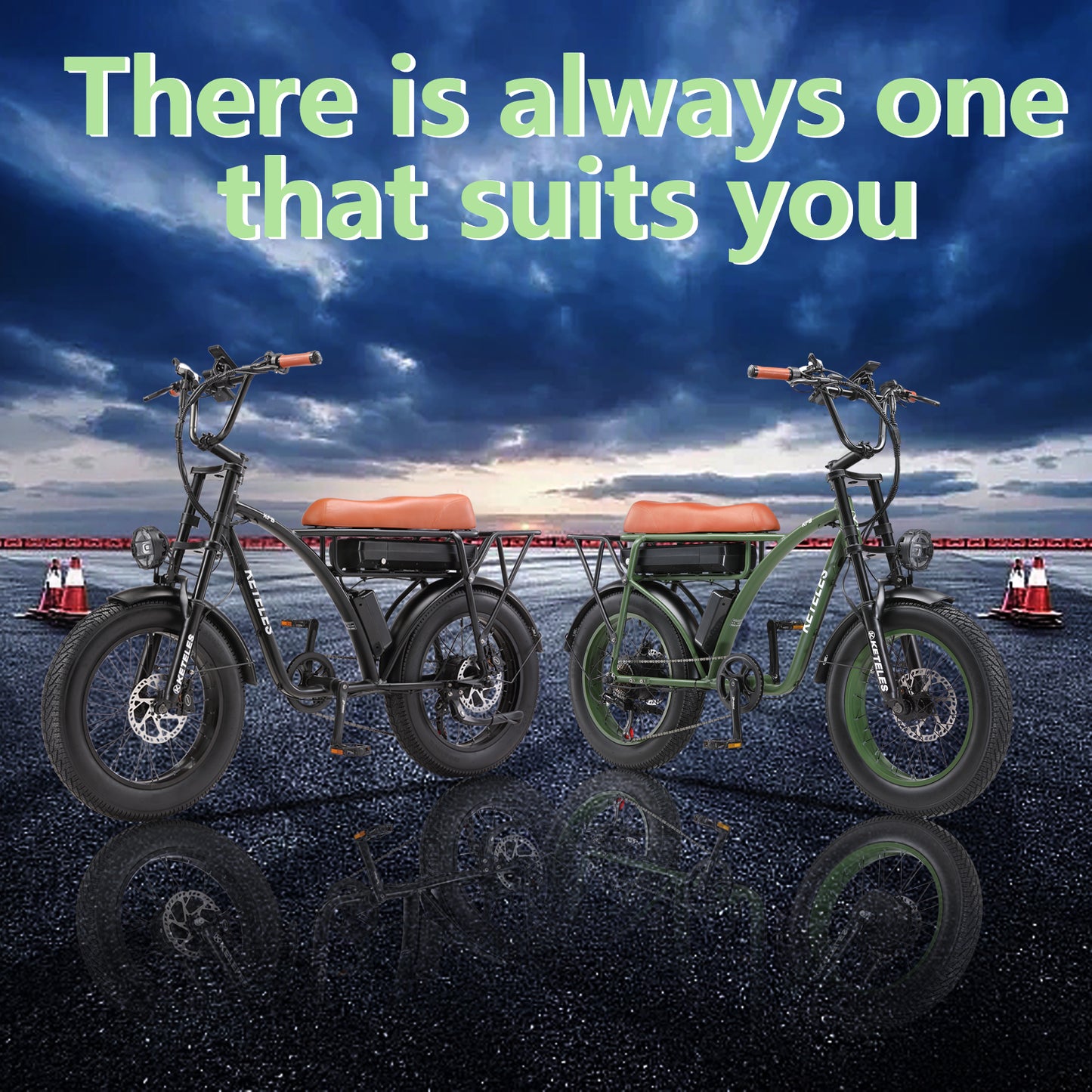 Keteles Kf8 All-Terrain 20 Zoll Dikke Band Elektrisches Fahrrad 2000W Dual Motor 23ah Batterie Off-Road-Motorrad E-Bike