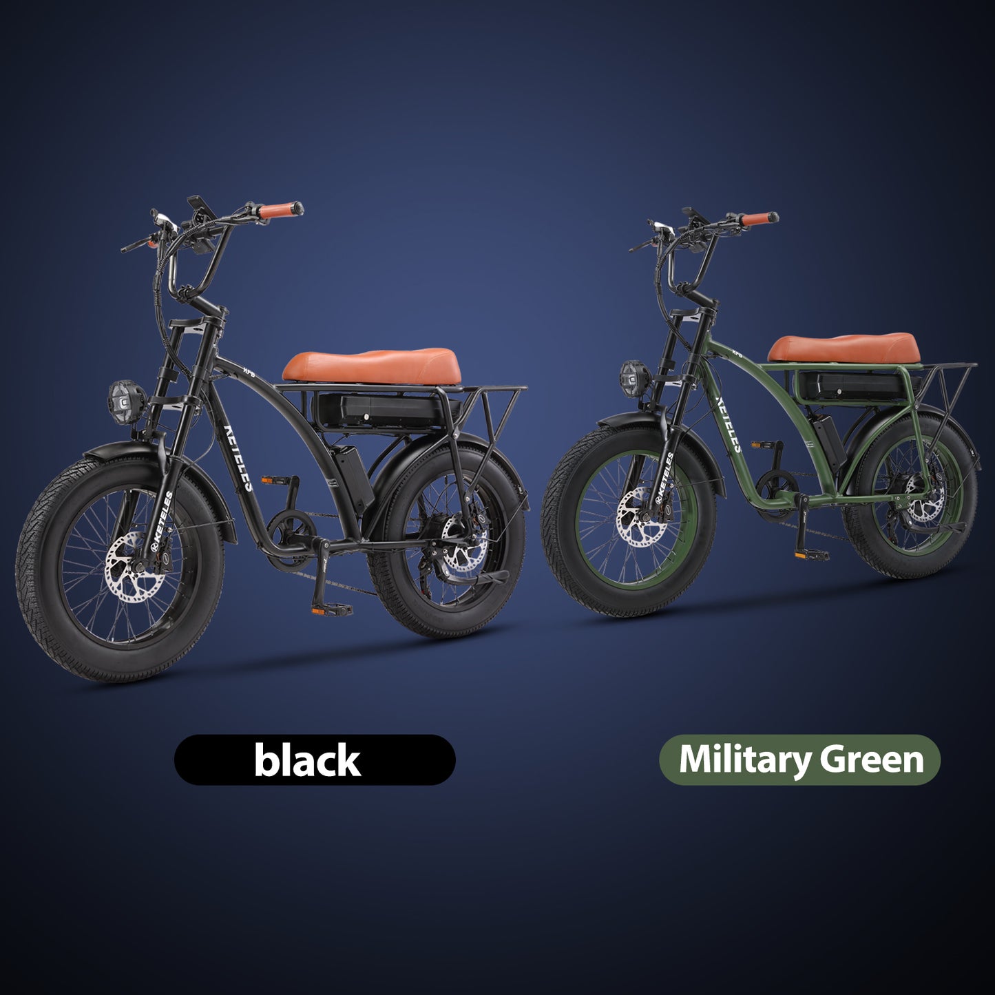 Keteles Kf8 All-Terrain 20 Zoll Dikke Band Elektrisches Fahrrad 2000W Dual Motor 23ah Batterie Off-Road-Motorrad E-Bike