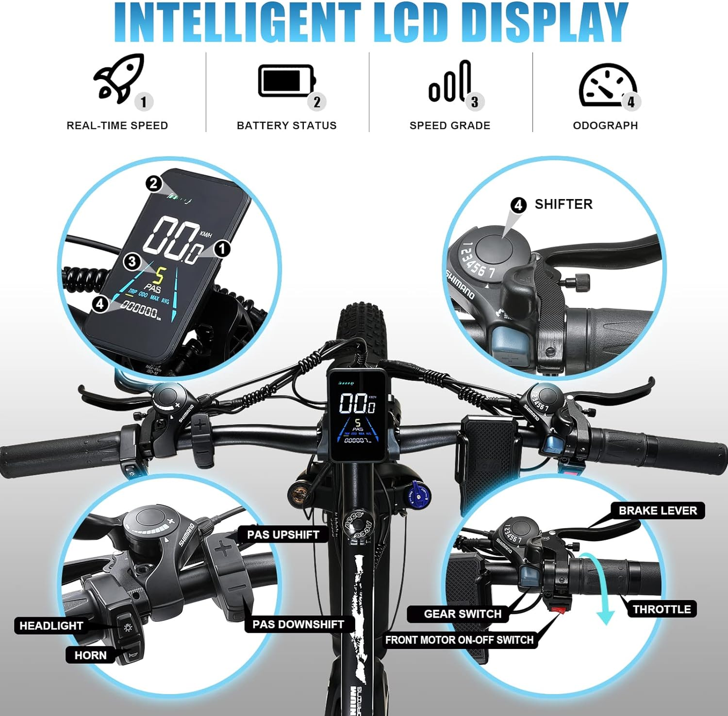 KETELES K800 2000W Dual Motor Electric Bike for Adults - 26'' Fat Tires, 23AH Removable Battery, 33MPH Speed, Beach & Snow Ready Mountain Ebike