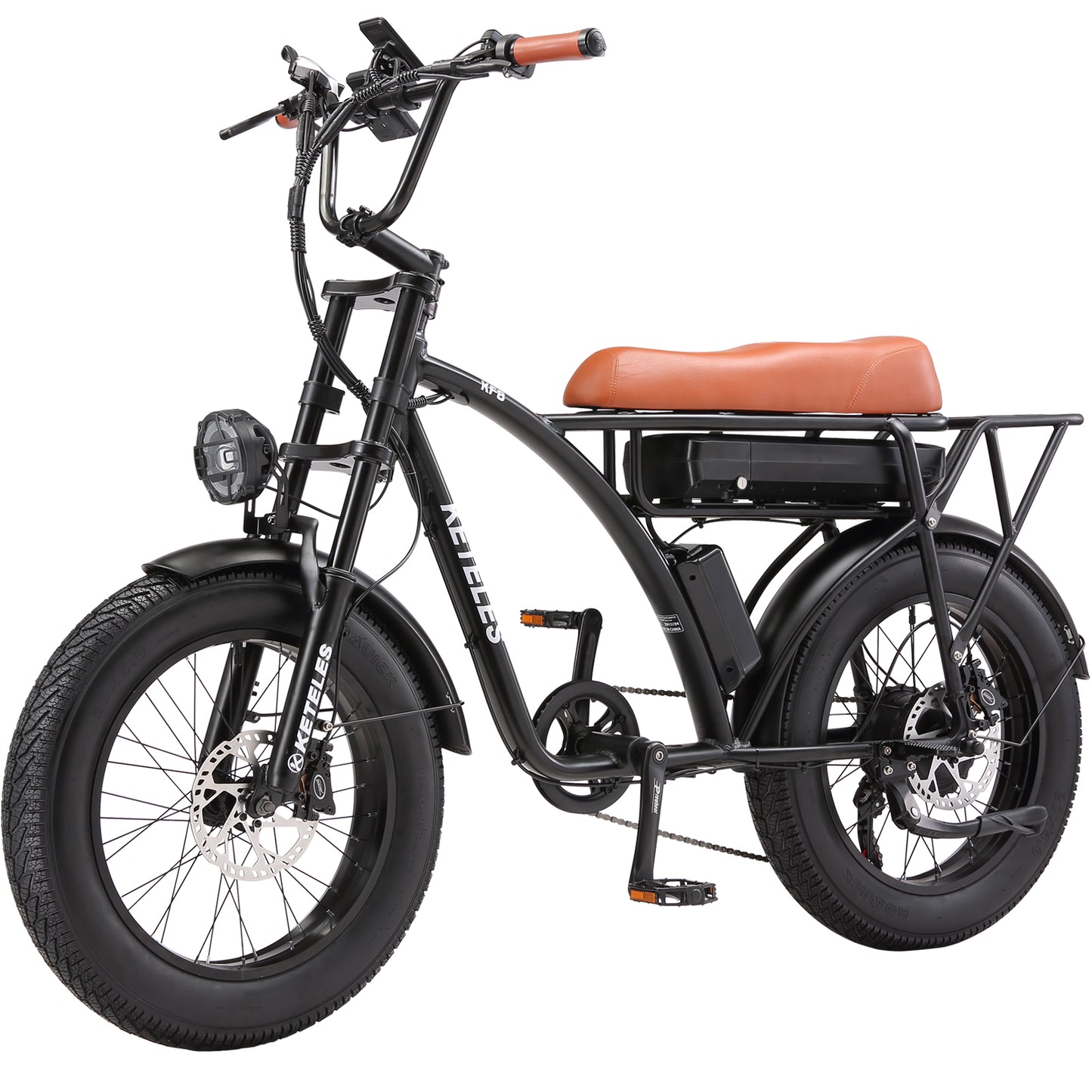 Keteles Kf8 All-Terrain 20 Inch Dikke Band Elektrische Fiets 2000W Dual Motor 23ah Batterij Off-Road Motorfiets E Fiets