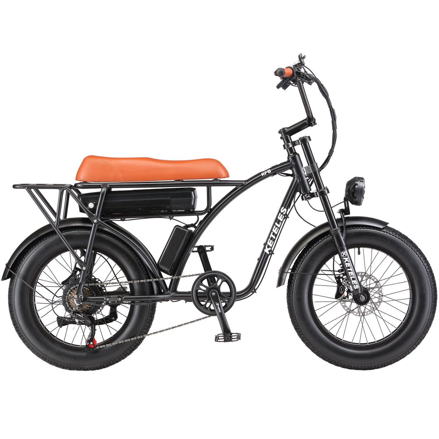 Keteles Kf8 All-Terrain 20 Inch Dikke Band Elektrische Fiets 2000W Dual Motor 23ah Batterij Off-Road Motorfiets E Fiets