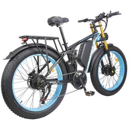 KETELES K800 Pro Dual Motor Electric Bike - 2000W Power, 48V 23AH Battery Capacity - Ideal for High-Performance Off-Road Adventures