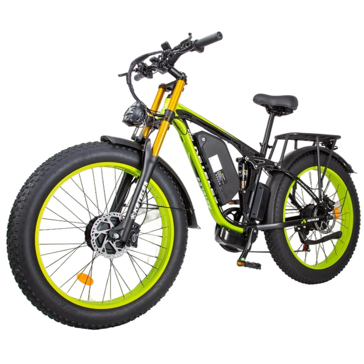 KETELES K800 Pro Dual Motor Electric Bike - 2000W Power, 48V 23AH Battery Capacity - Ideal for High-Performance Off-Road Adventures