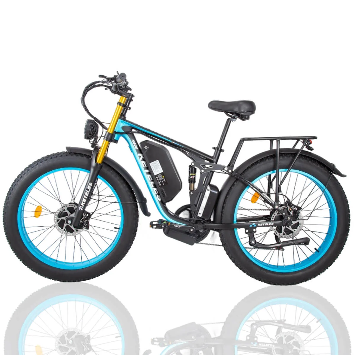 KETELES K800 Pro Dual Motor Electric Bike - 2000W Power, 48V 23AH Battery Capacity - Ideal for High-Performance Off-Road Adventures