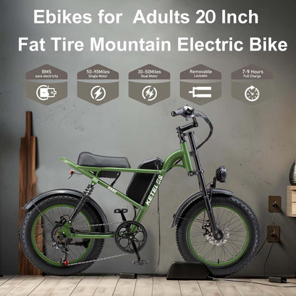 K880 electric mountain bike 1000V 17.5ah 28MPH adult outdoor cycling